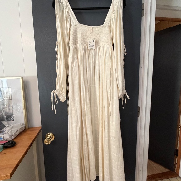 NWT Free People Dreamweaver Ivory Dress XS - Picture 5 of 6